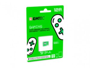 EMTEC 128GB microSDXC UHS-I U3 V30 Carte mémoire de jeu  (Vert)