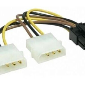 CableXpert Molex (4-pin) - PCI-E (6-pin) - Mâle/Femelle CC-PSU-6