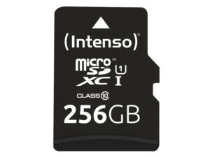 Intenso microSD Karte UHS-I Premium - 256 Go - MicroSD - Classe 10 - UHS-I - 45 Mo/s - Class 1 (U1)