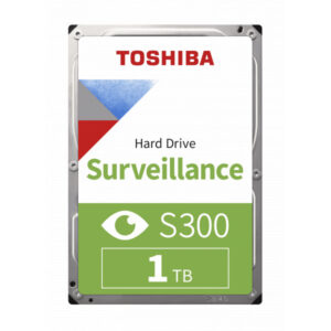 Toshiba  HDD S300 Disque dur Surveillance 1To 5700rpm Sata III 64MB (D)