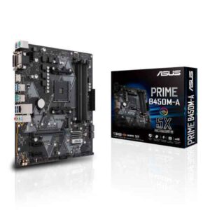 ASUS PRIME B450M-A AMD B450 Emplacement AM4 Micro ATX 90MB0YR0-M0EAY0