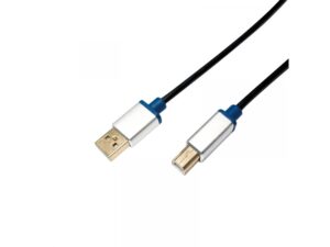 Câble USB 2.0 LogiLink Premium USB-A vers USB-B 1