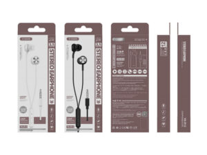 YK-Design Ecouteurs filaires intra-auriculaires 3,5mm Noir (YK-R13)