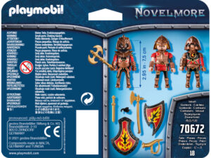 Playmobil Novelmore - 3 combattants Burnham Raiders (70672)