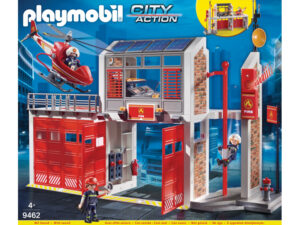 Playmobil City Action - Caserne de pompiers avec hélicoptère (9462)