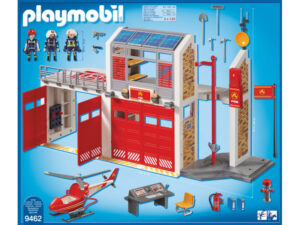 Playmobil City Action - Caserne de pompiers avec hélicoptère (9462)
