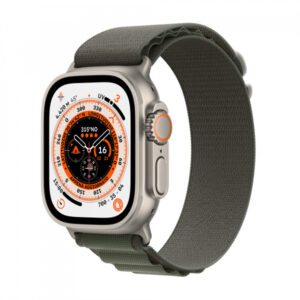 Apple Watch Ultra GPS + Cellular 49mm Titanium Green Alpine Loop MQFN3FD/A