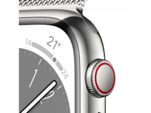 Apple Watch Series 8 GPS + Cellular 45mm Silver Steel Milanese MNKJ3FD/A