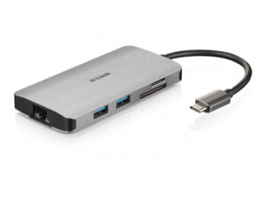 D-Link 8 In 1 USB-C Hub HDMI/Ethernet/Kartenleser/USB-C DUB-M810