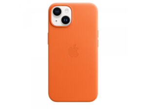 Apple iPhone 14 Leather Case with MagSafe Orange MPP83ZM/A