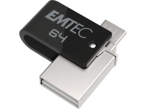 USB Clé 64Go Emtec Mobile & Go Dual USB2.0 - microUSB T260
