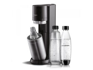 SodaStream Soda Maker Machine à eau pétillante pour carafe en verre duo bouteille noir 1016812411