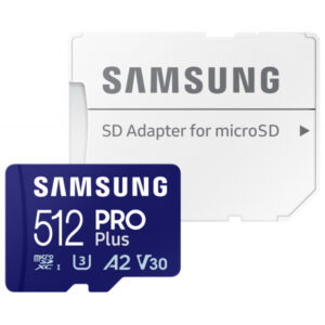 Samsung PRO Plus Micro SDXC inkl. Adapter 512GB CL10 MB-MD512SA/EU