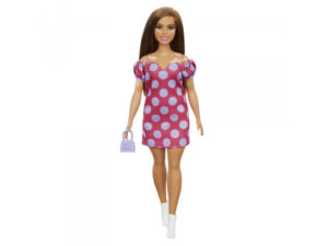 Mattel Poupée Barbie Fashionistas au vitiligo dans une robe à pois GRB62