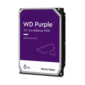WD Purple HDD 3.5 6TB SATA3 5400 WD64PURZ