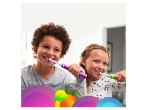 Oral-B Brosse à dent électrique Junior pour enfant de 6 ans ou plus en violet