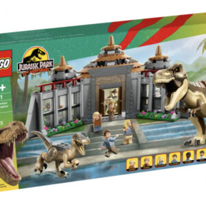 LEGO Jurassic World - Le centre des visiteurs  l?attaque du T. rex et du vélociraptor (76961)