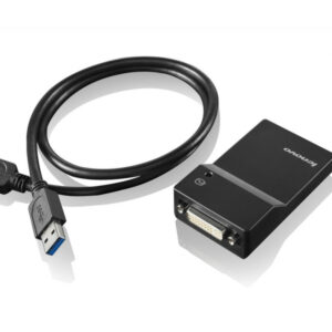 Der Lenovo USB 3.0 zu DVI/VGA Bildschirmnetzteil 0B47072