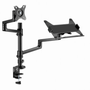 Gembird Desk Mounted adjustable Monitor Arm with Notebook Tray MA-DA-04