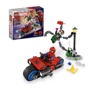 LEGO Marvel - La course-poursuite en moto  Spider-Man contre Docteur Octopus (76275)