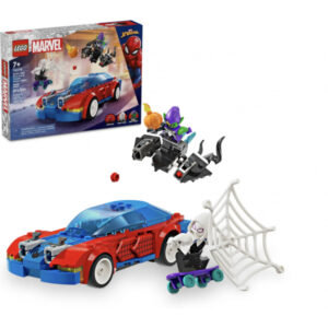 LEGO Marvel - La voiture de course de Spider-Man contre le Bouffon Vert venomisé (76279)