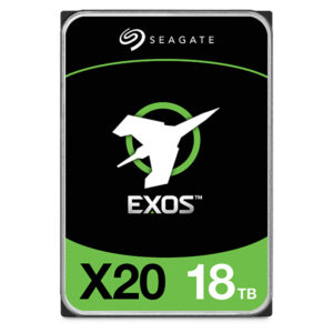 Seagate Enterprise Exos X20 18TB HDD Intern 3.5 7200RPM ST18000NM003D
