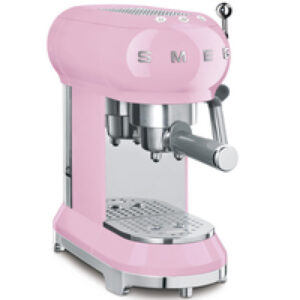 SMEG Espresso Coffee Machine 50's Style Cadillac Pink ECF01PKEU