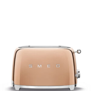 Smeg 2 Slice Toaster 50's Style Rose Gold TSF01RGEU