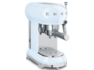 SMEG Espresso Coffee Machine Pastel Blue ECF01PBEU