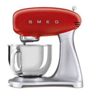 Smeg Stand Mixer 50s Style 800W Red/Silver SMF02RDEU
