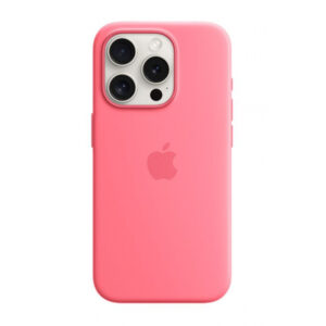 Apple iPhone 15 Pro Silicone Case MagSafe Pink MWNJ3ZM/A