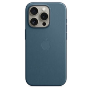 Apple FineWoven Case with MagSafe for iPhone 15 Pro Pacific Blue MT4Q3ZM/A