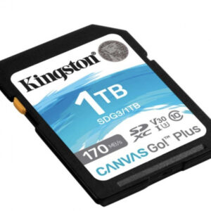 Kingston SDXC 1TB Canvas Go Plus 170R C10 UHS-I U3 V30 SDG3/1TB