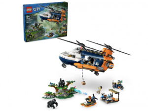 LEGO City - L?hélicoptère de l?explorateur au camp de base (60437)