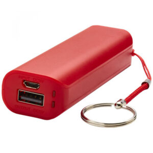 Powerbank 1200mAh batterie rechargeable (Rouge)