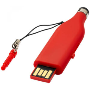 USB FlashDrive 4Go rouge avec stylet (2 en 1)