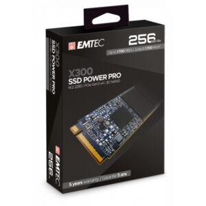 Emtec SSD interne X300 256GB M.2 2280 SATA 3D NAND 1700MB/sec ECSSD256GX300