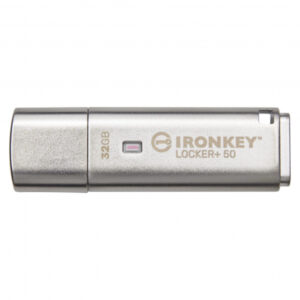 Kingston IronKey Locker+ 50 32GB USB Flash Silver IKLP50/32GB