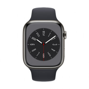 Apple Watch Series 8 Edelstahl Cellular 45mm Graphit - MNKU3FD/A