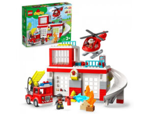 LEGO duplo - La caserne et l?hélicoptère des pompiers (10970)