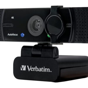 Verbatim Webcam mit Dual Mikro AWC-03 Ulrta HD 4K Autofokus retail 49580