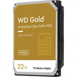 WD Gold 22TB 256MB 3.5 SATA 6GB/S 5400 RPM Serial ATA WD221KRYZ