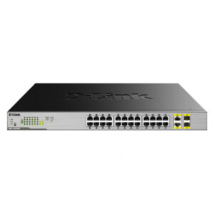 D-LINK Switch 24 ports PoE/PoE+ Gigabit+2 ports 1000Base-T/SFP - DGS-1026MP