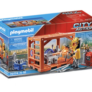Playmobil City Action - Ouvrier et conteneur (70774)