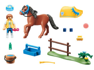Playmobil Country - Cavalier avec poney brun (70523)