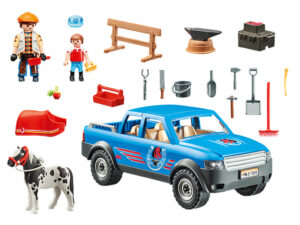 Playmobil Country - Maréchal-ferrant et véhicule (70518)