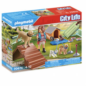 Playmobil City Life - Educatrice et chiens (70676)